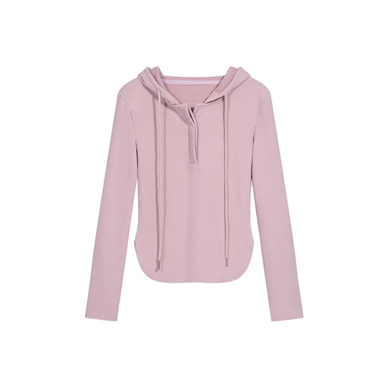 PAIN OR PLEASURE Coquette Style Hoodie Women's Pink-0