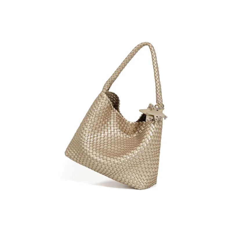 BOBDOG PU Tote Bag, Shopping Bag, Shoulder Bag Women's Champagne-4