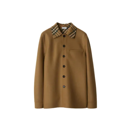 Burberry Collared Button-Up Jacket