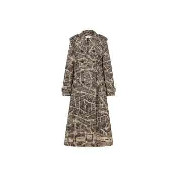DIOR Trench Coats Women's Beige