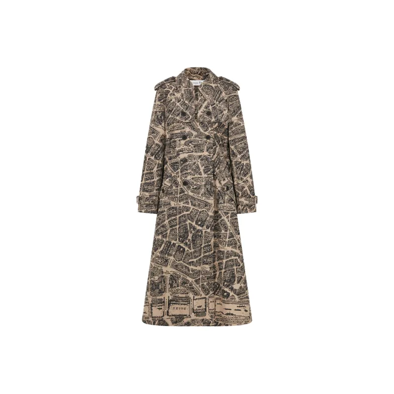 DIOR Trench Coats Women's Beige-0