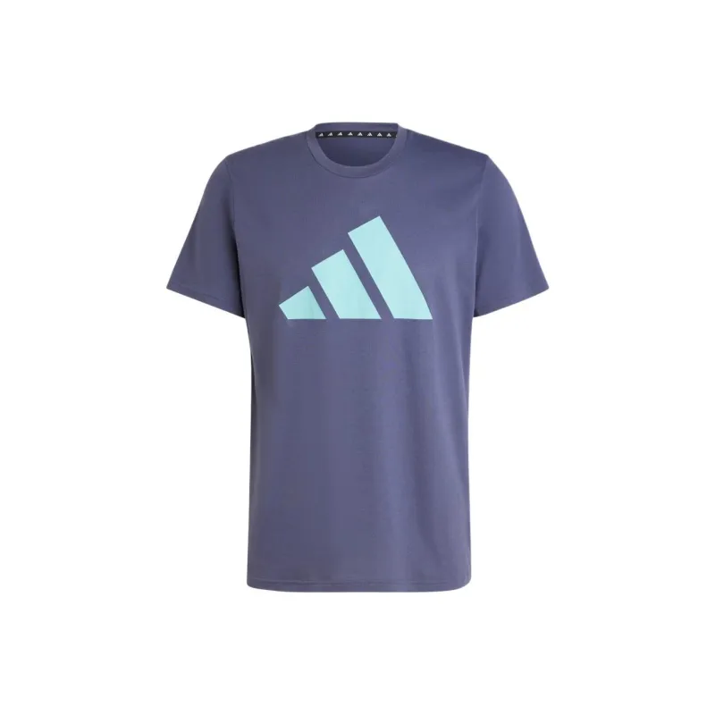 Adidas ESSENTIALS Train Feelready T Shirt Men's Dark Shadow Marine Blue/Mint-0