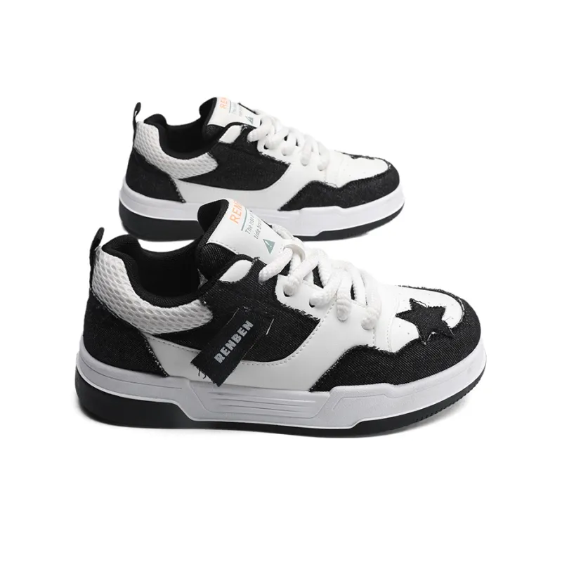 RENBEN Slip Resistant, Breathable, And Supportive Low Top Skateboard Shoes Men's-15