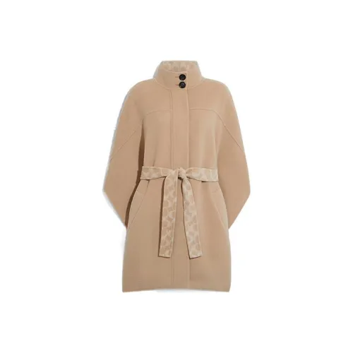 COACH FW22 Cloaks Women's Khaki