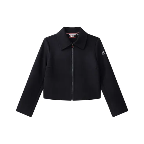 FILA Cropped Coats Women's Legend Blue