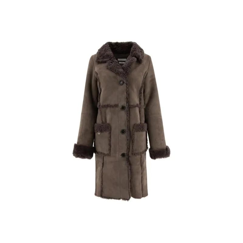 Saks Potts Coats Women's Brown-0