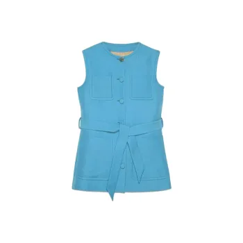 GUCCI Vests Women's Light Blue