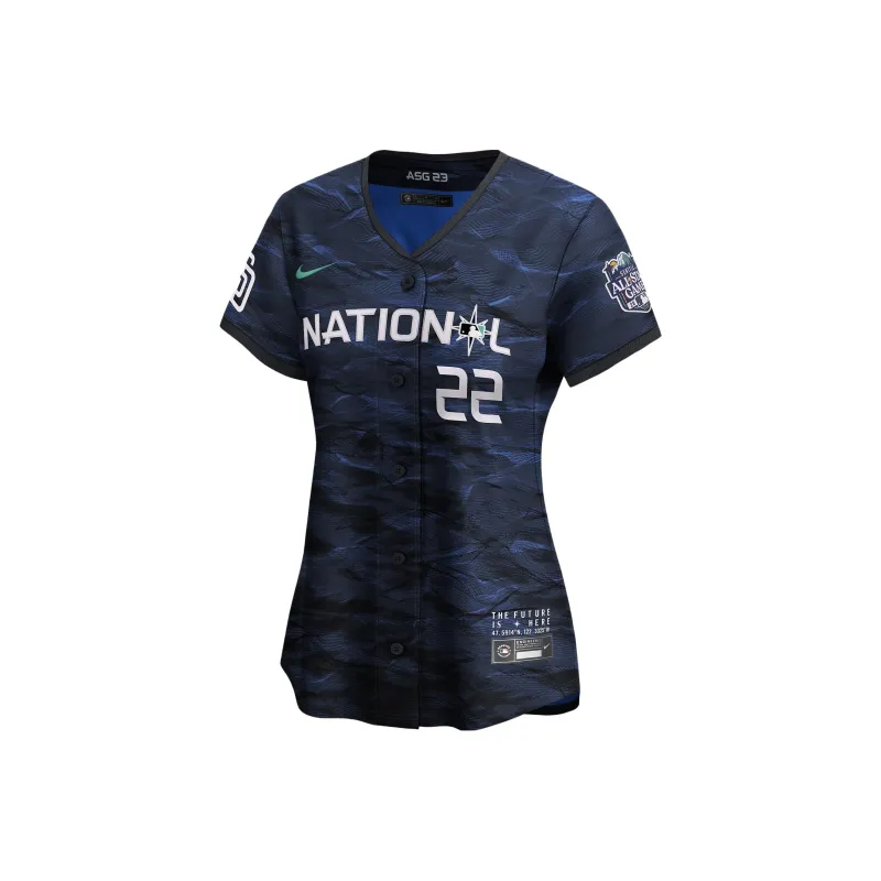 Nike Juan Soto National League 2023 All Star Game Women's Nike Mlb Limited Jersey-0