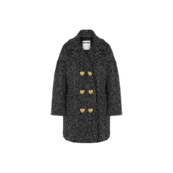 MOSCHINO Coats Women's Gray