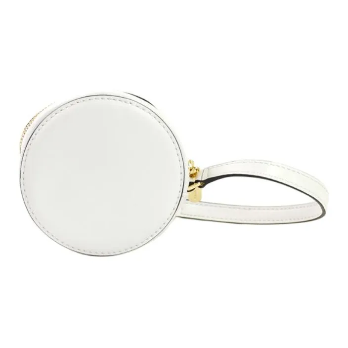 MICHAEL KORS Leather Coin Purse Women's Optical White-2