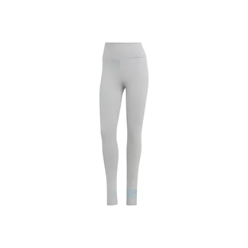 Adidas Originals Adicolor Neuclassics Full Length Leggings Plus Size Casual Pants Women's Gray