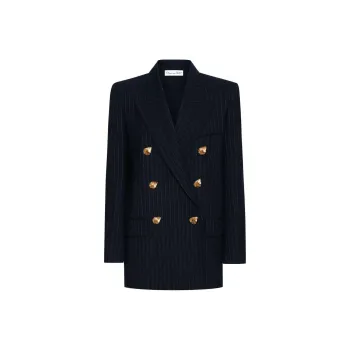Oscar De La Renta Double-breasted Pinstripe Blazer
