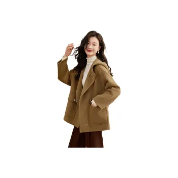 Mo Han Yi Mei Coats Women's Warm Camel