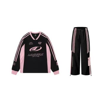 LAMLICKA Casual Sportswear Unisex Black