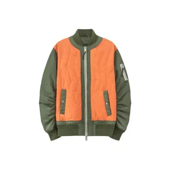 NO ONE ELSE Puffer Jacket Unisex Mustard Green
