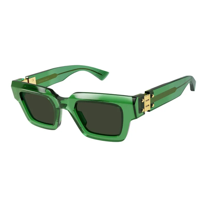 Bottega Veneta Recycled Acetate Square Sunglasses Unisex Green-0