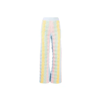 CASABLANCA Rainbow Gradient Knit Flare Pant 'Mulitcolor'