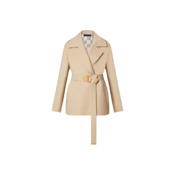 LOUIS VUITTON New Quarterly Products Of LV Coat Women's Brown