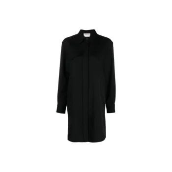 Alexander McQueen Wool Shirt Minidress