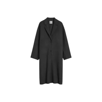 TOTEME Notched-Lapels Mid-Length Coat