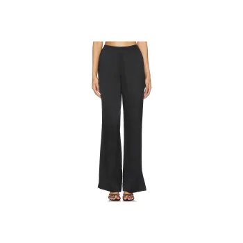 Anine Bing Aden Wide-Leg Elastic Waist Trousers