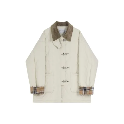 VEGA CHANG Puffer Jacket Women's Cream Beige