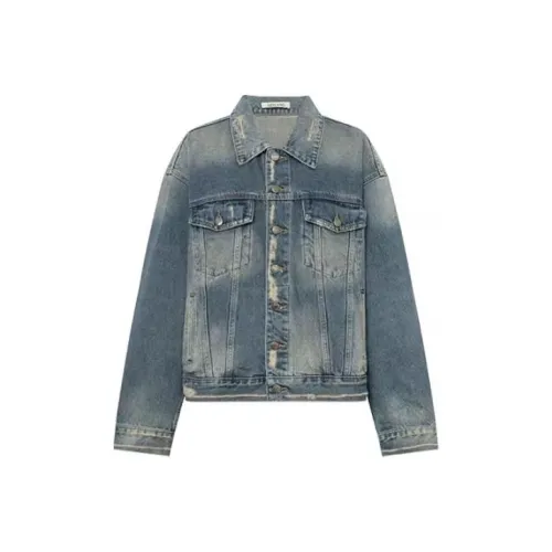 MEIYANG Denim Jacket Women's Vintage Blue