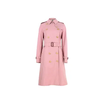 Burberry Trench Coats Women's Pink