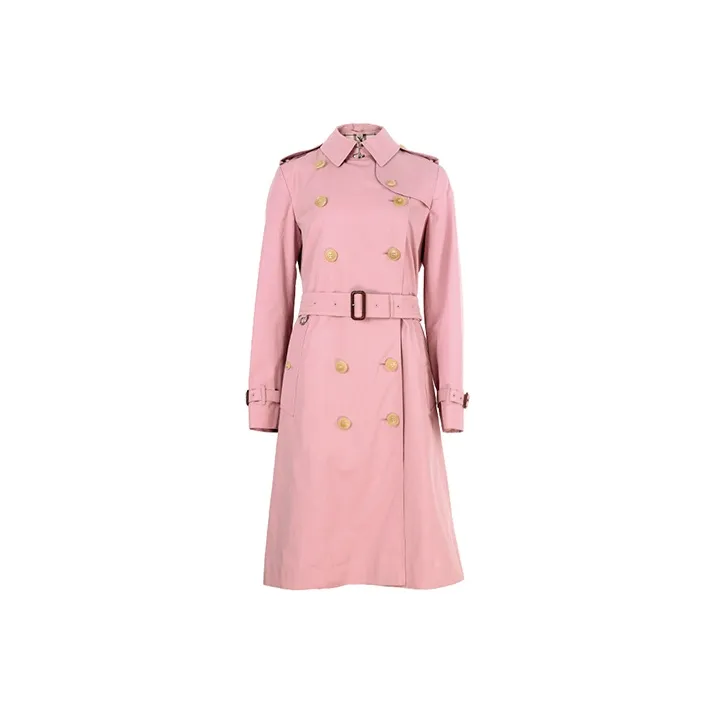 Burberry Trench Coats Women's Pink-0