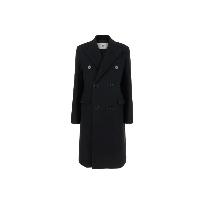 AMIPARIS Pairs Double Breasted Coat-0