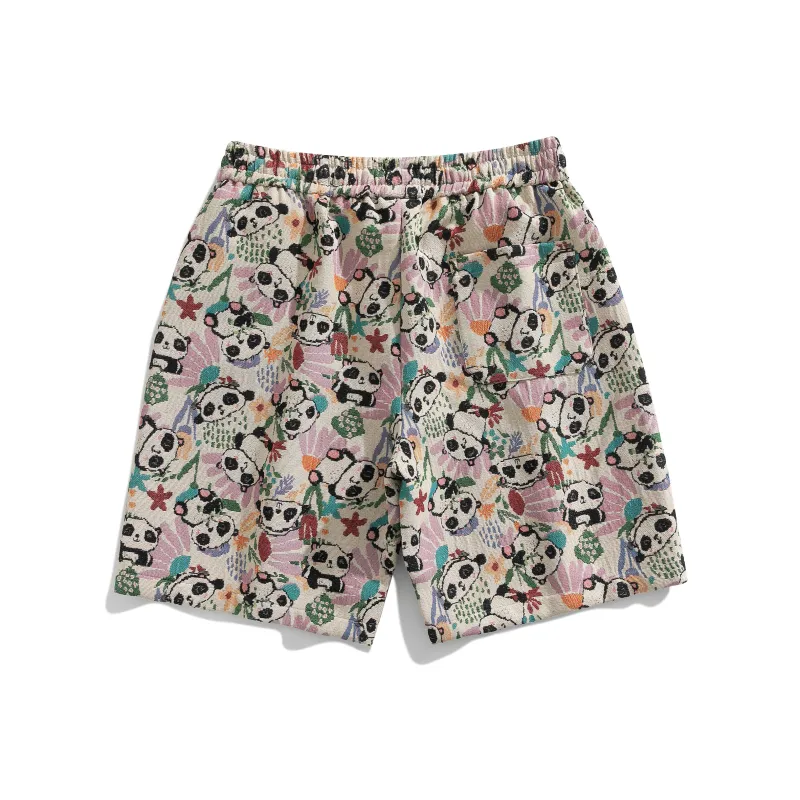 UPZCY Casual Shorts Unisex Pink-1