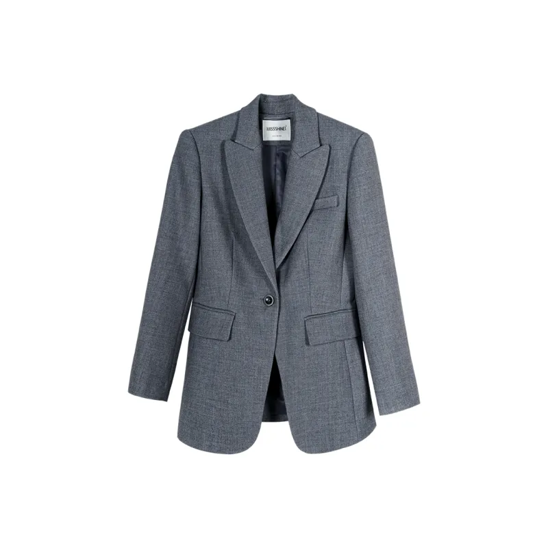 MISSSHINE Business Suits Women's Premium Gray-0