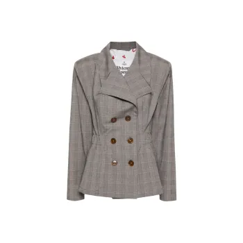 Vivienne Westwood SS24 Business Suit Coat Women's Medium Gray