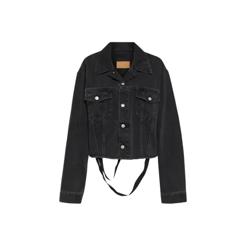 MM6 Maison Margiela Frayed Hem Denim Jacket