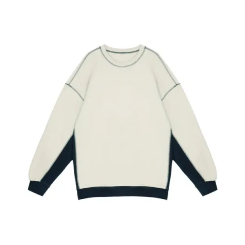 PAZZO Patchwork Color Block Raglan Sleeve Sweatshirt Unisex