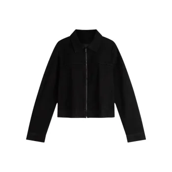 CALVIN KLEIN Denim Jacket Women's Space Black