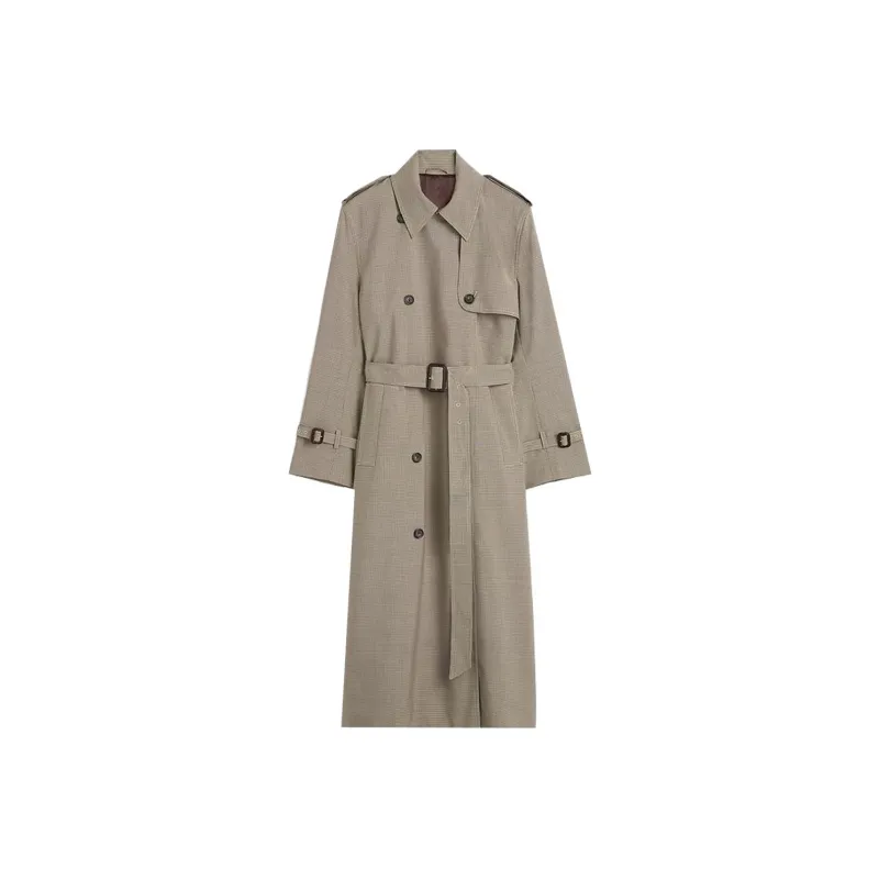 TOTEME Houndstooth Trench Coat-0