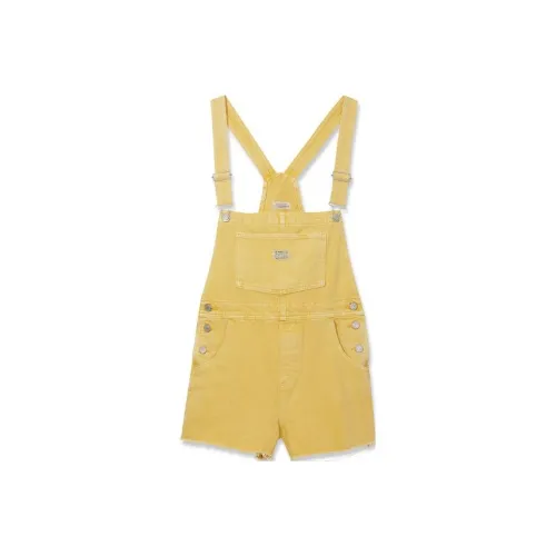 Levis Overalls Women's Yellow
