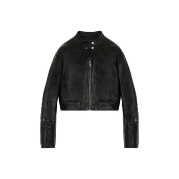 Givenchy Cropped Coats Women's Black