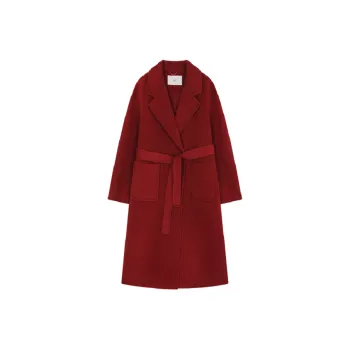 XWI Coats Women's Burgundy