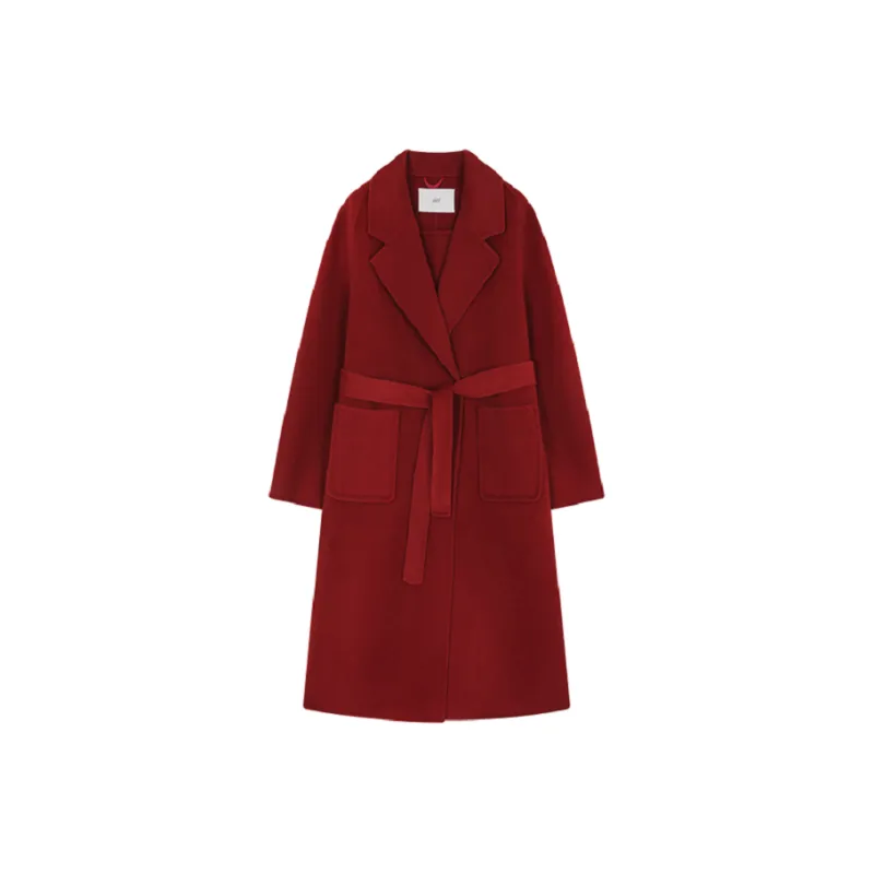 XWI Coats Women's Burgundy-0