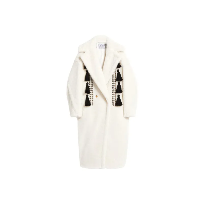 MaxMara Faux-fur Double-breasted Coat-0