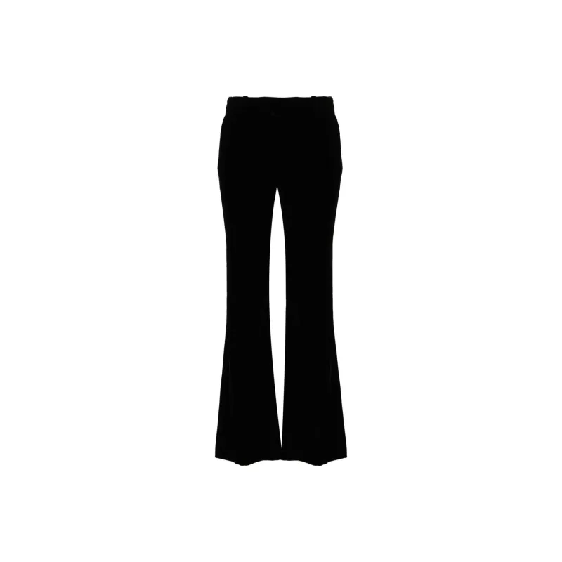 NINA RICCI Flared Velvet Trousers-0