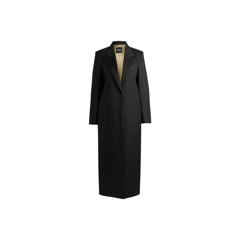 HUGO BOSS FW24 Coats Women's Black-0