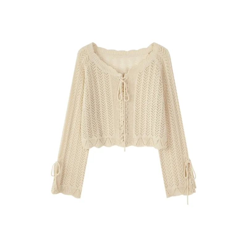 Ning Cai Yuer Knitwear Women's Apricot-0