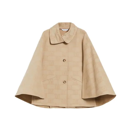 MaxMara SS23 Cloak Women's Beige Yellow