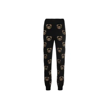 MOSCHINO Knitted Sweatpants Women's Black