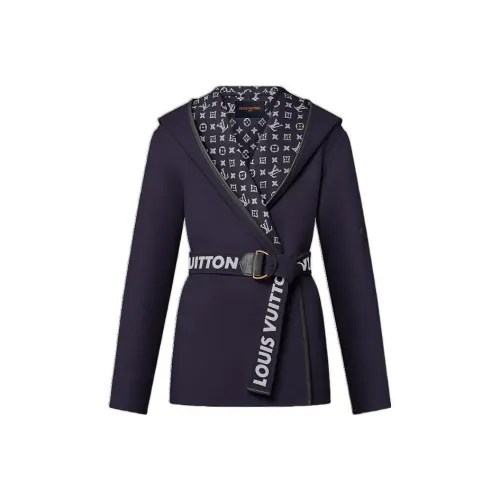 LOUIS VUITTON Signature Double Face Short Wrap Coat