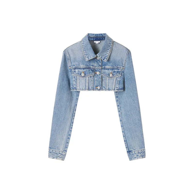 Miss Sixty Denim Jacket Women's Light Blue-0