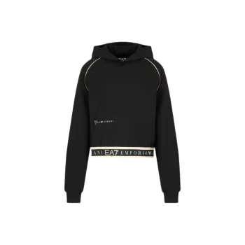 EMPORIO ARMANI EA7 SS25 Sweatshirt Women's Black